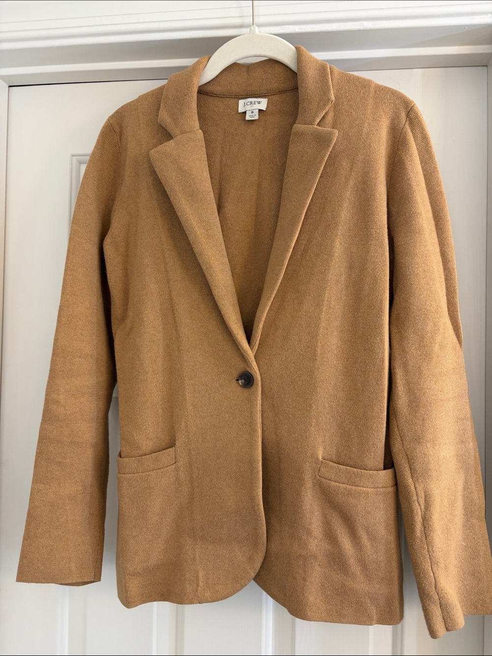 J. Crew Women's Caramel Single-Button Blazer